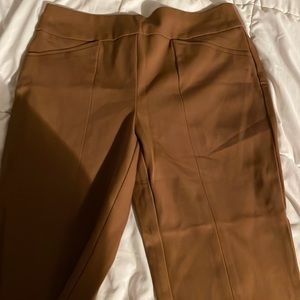 So Slimming by Chico’s - Camel Brown Slim Leg Pants - Sz. 0.5